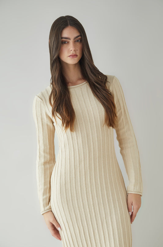 Vestido Piramar Beige