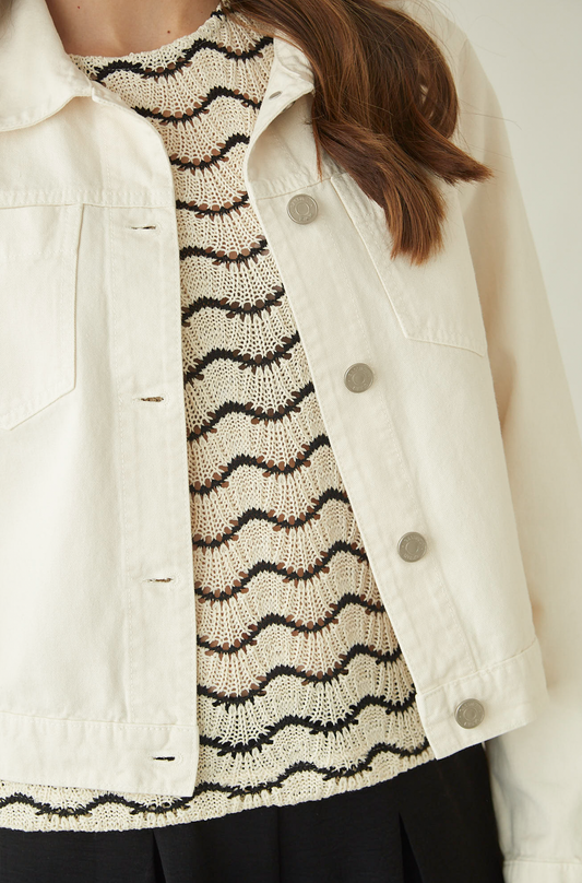 Chaqueta Bay Crema