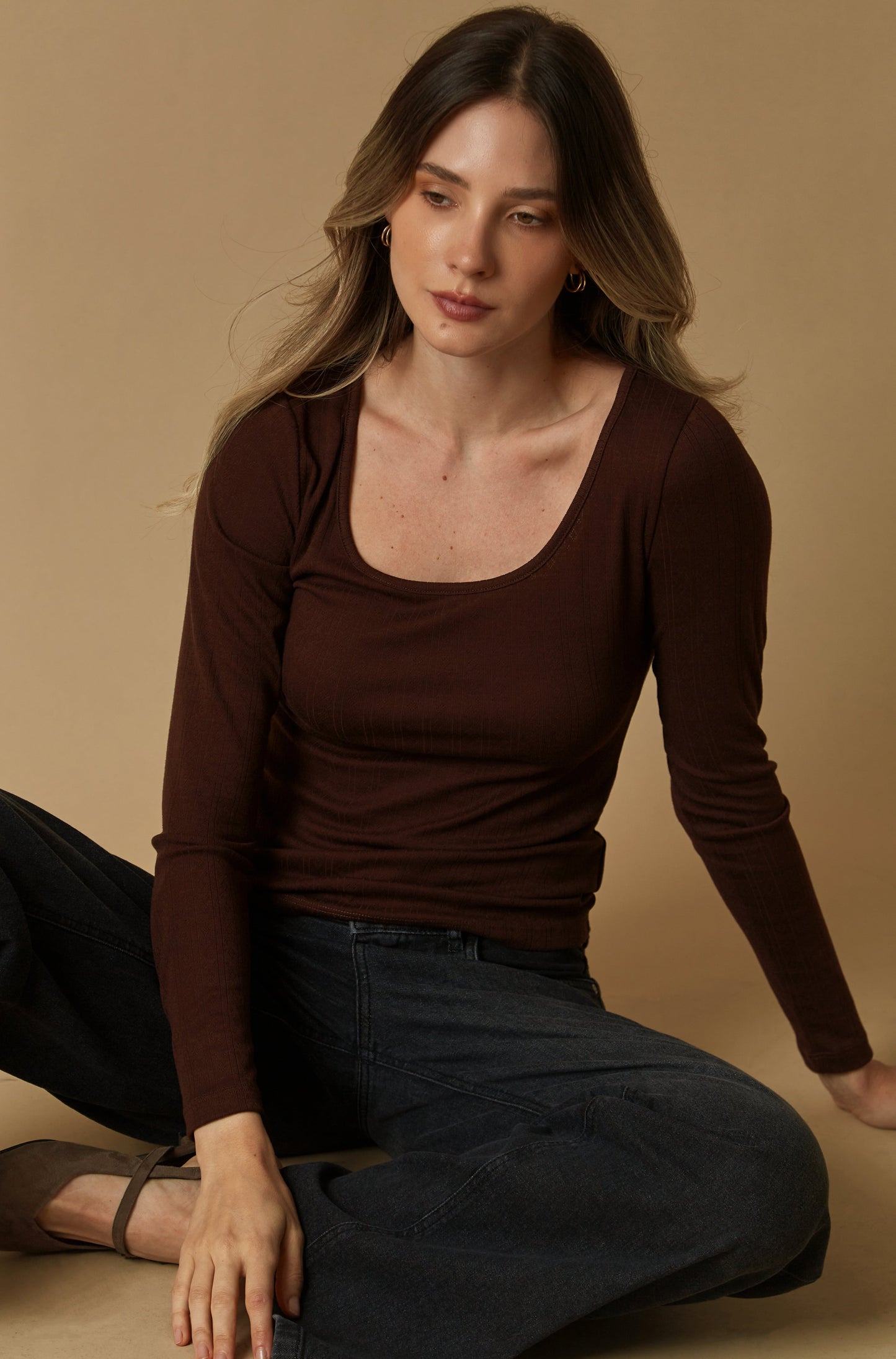 Blusa Jane Marron