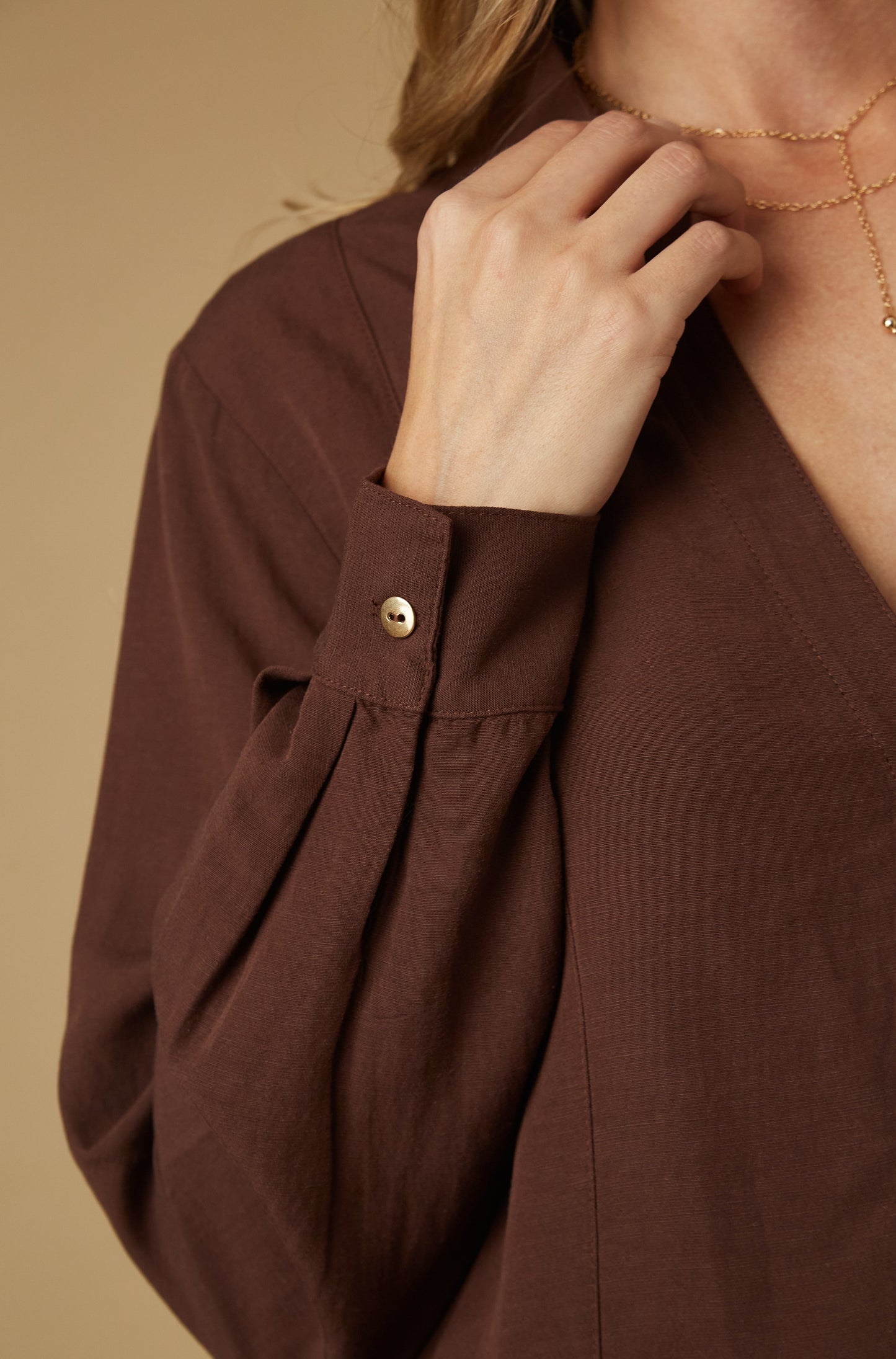 Blusa Cabo Marron