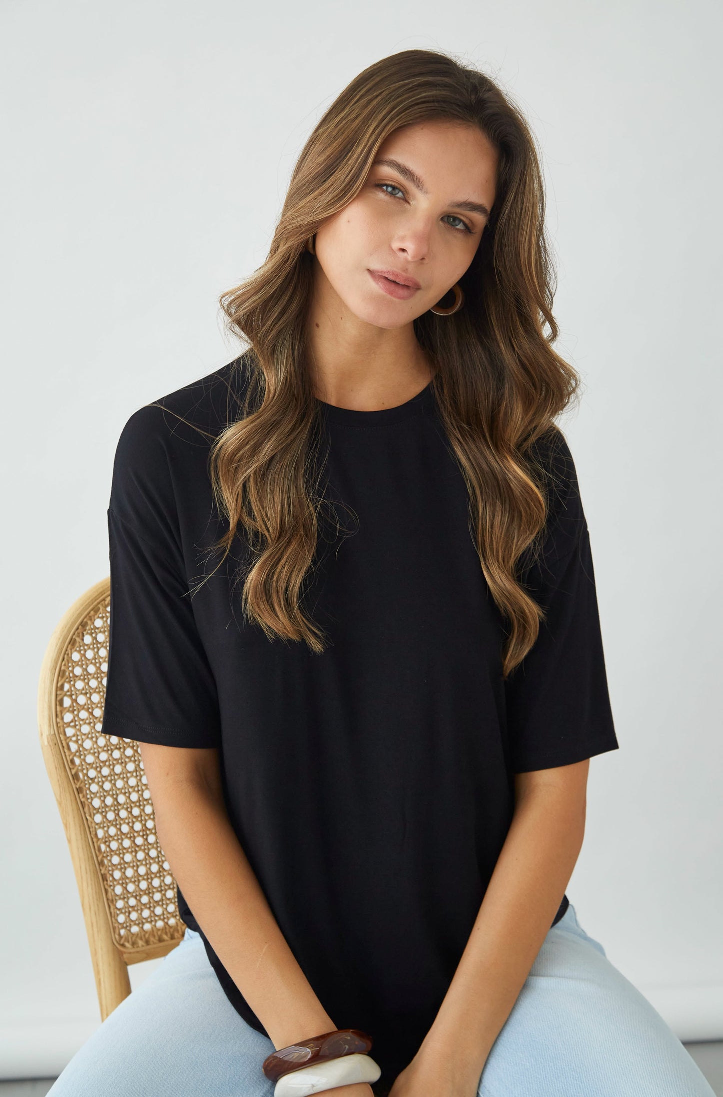 Blusa Split Negro