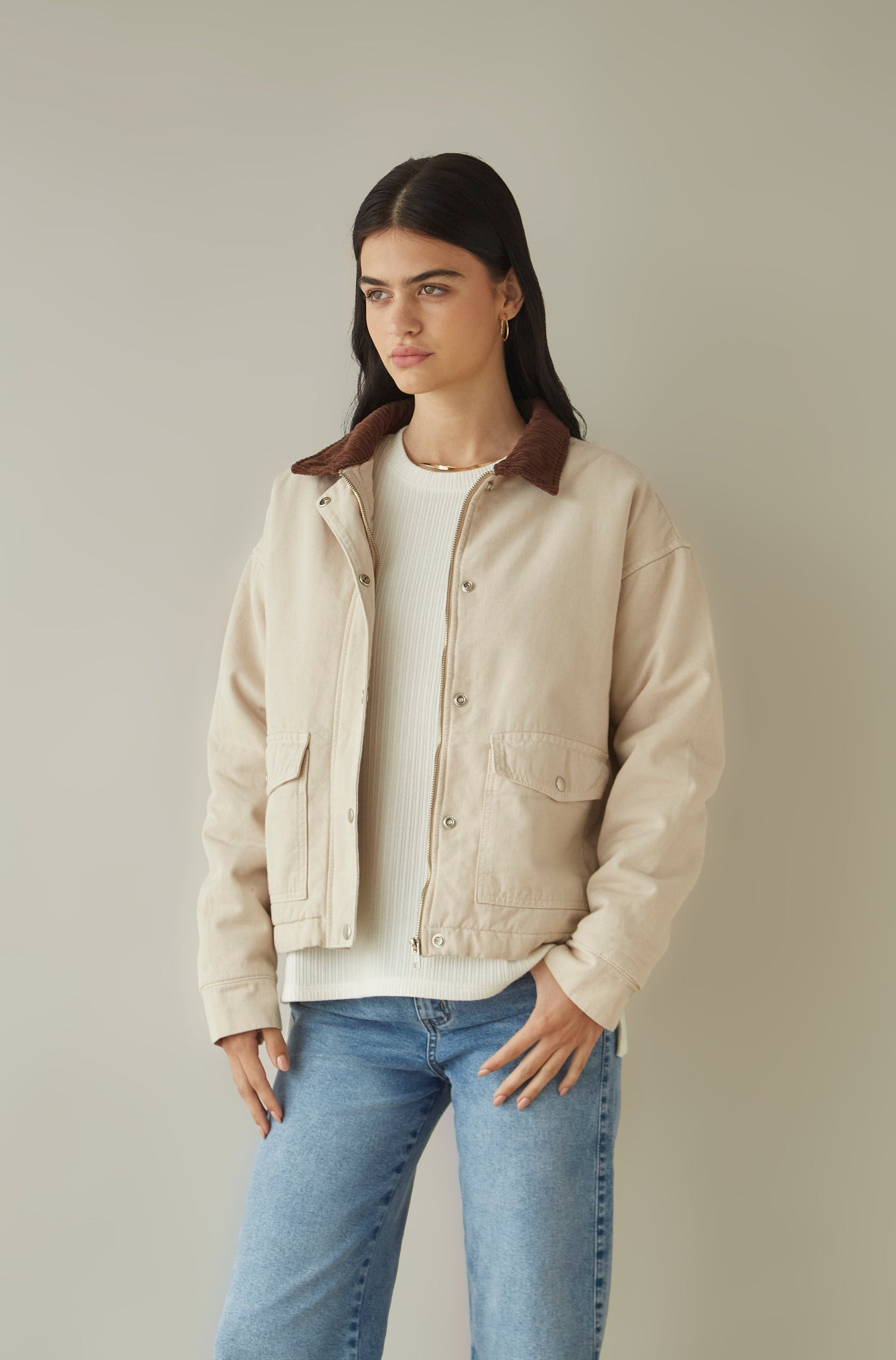 Chaqueta Jaden Beige