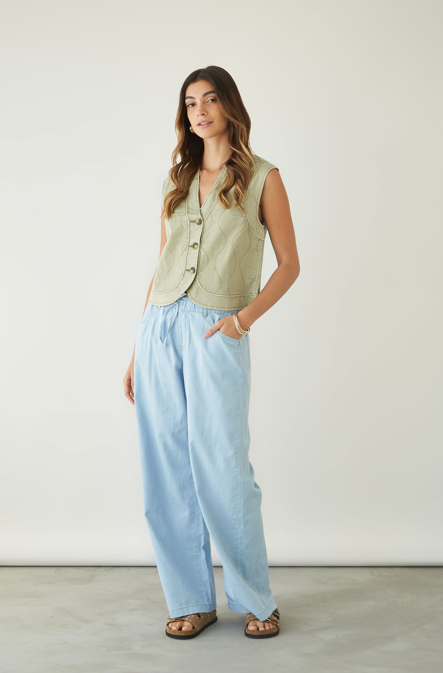 Jeans La Plata Celeste