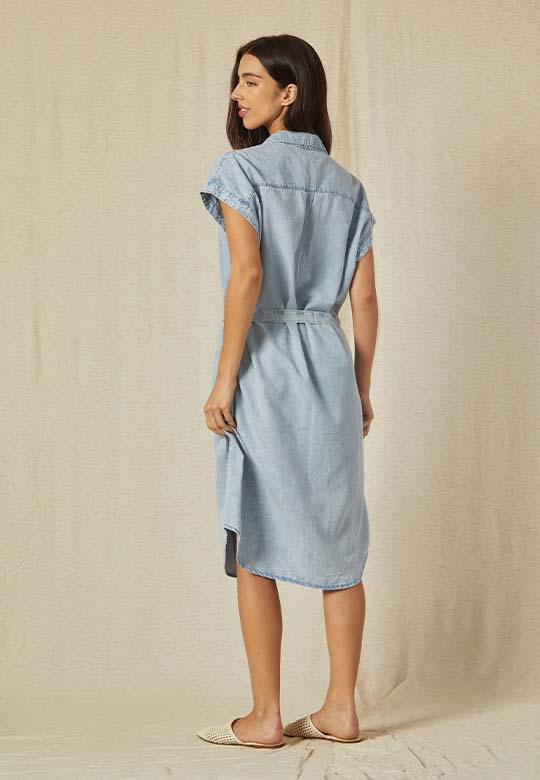 Vestido Malú Celeste