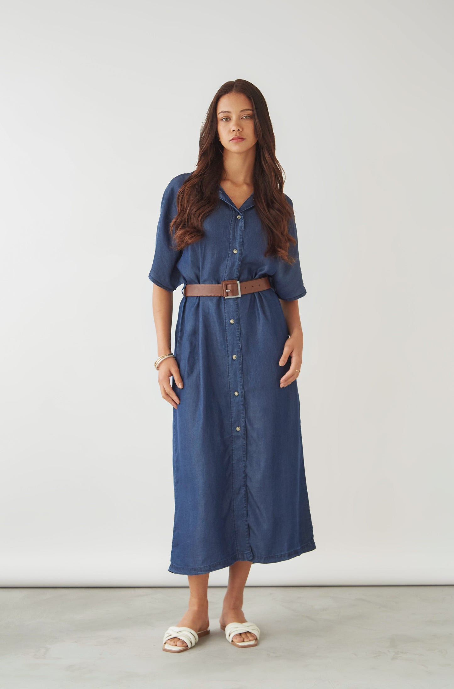 Vestido Bengala Azul