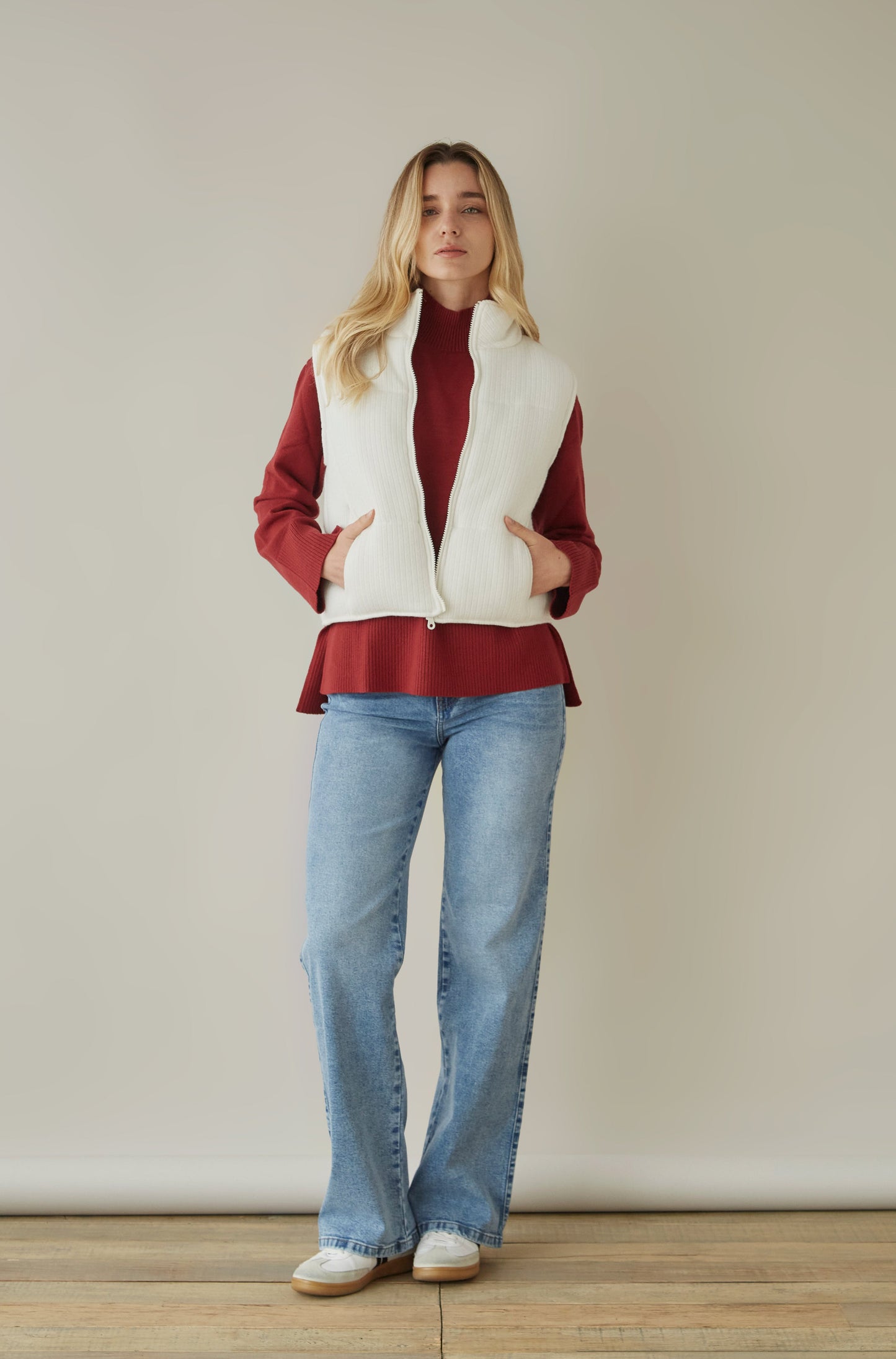 Chaleco Nesth Off White