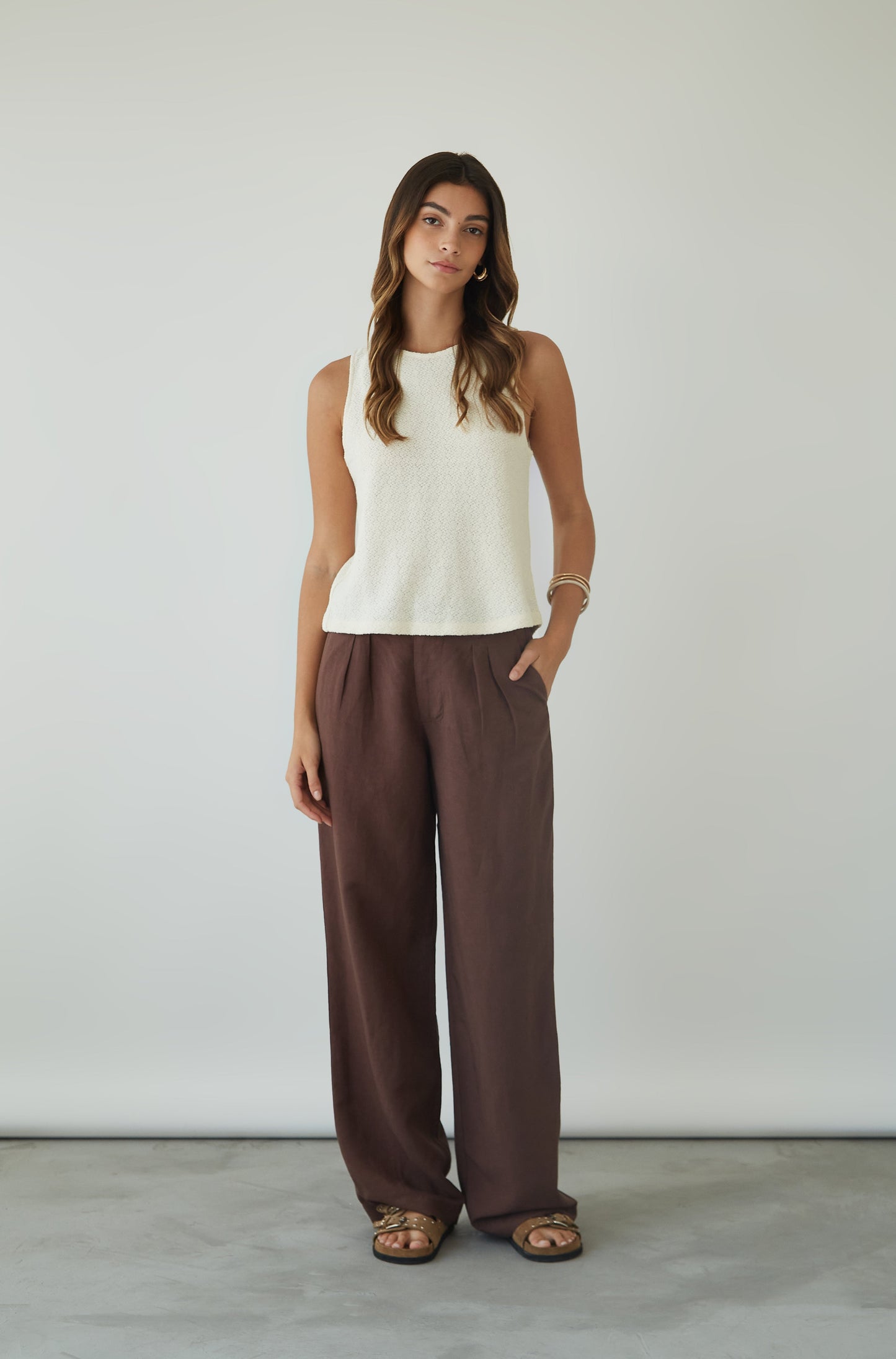 Pantalon Milena Marron