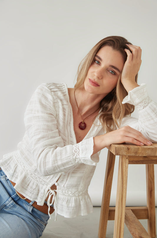 Blusa Natalia Off White