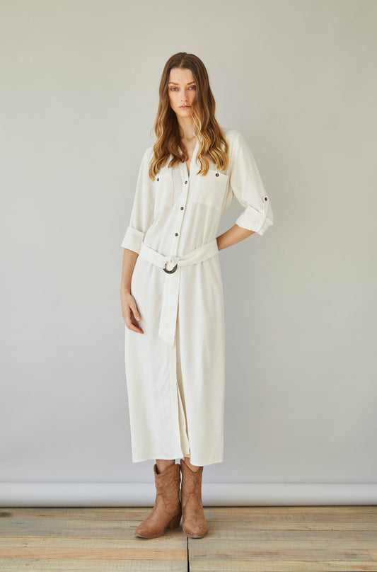 Vestido Grove Natural