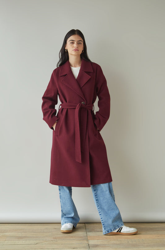 Abrigo Tanner Guinda