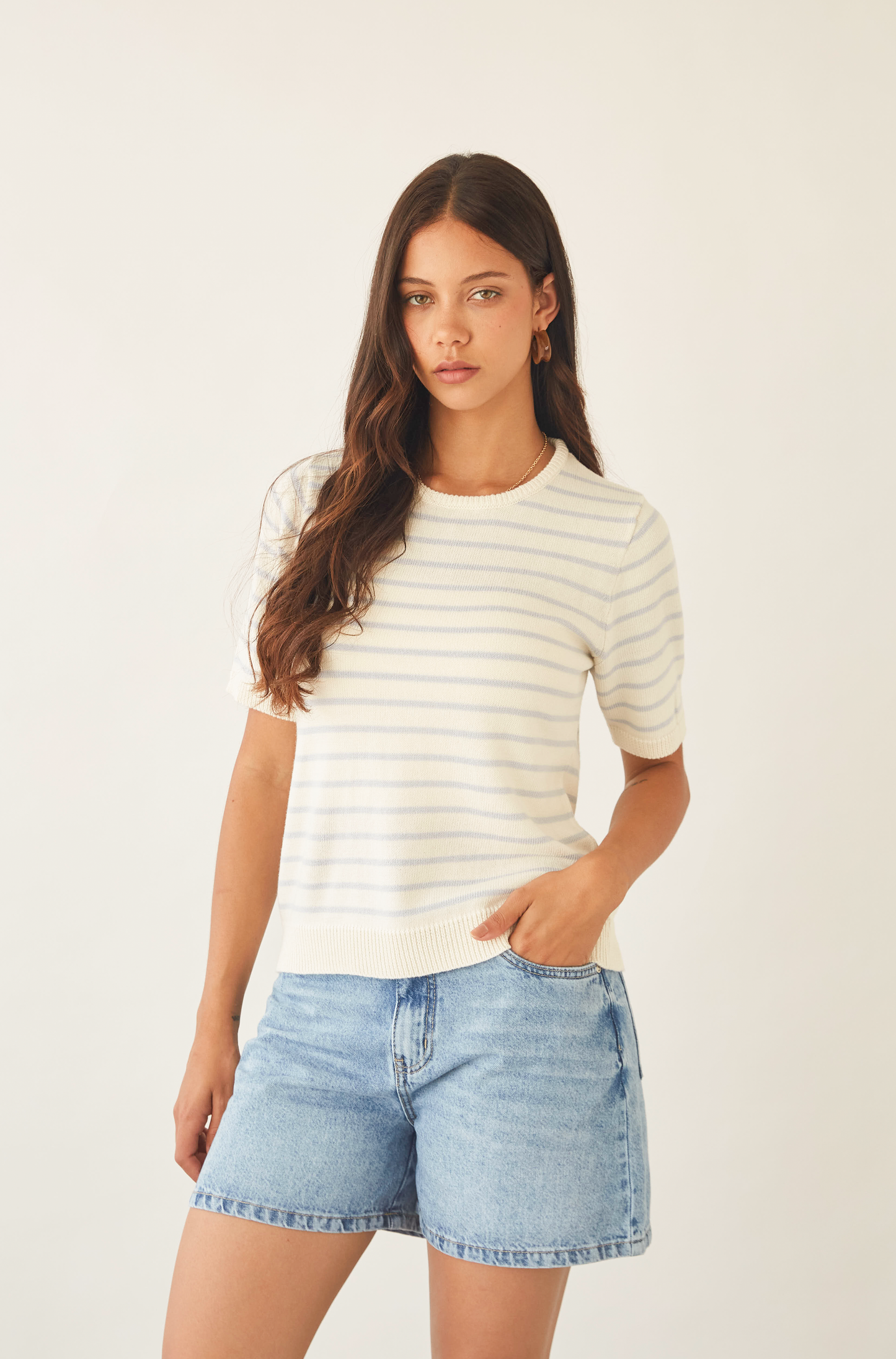 Blusa Filipa Celeste
