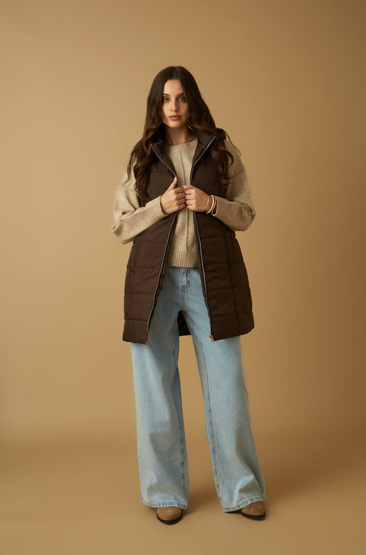 Chaleco Ankle Marron