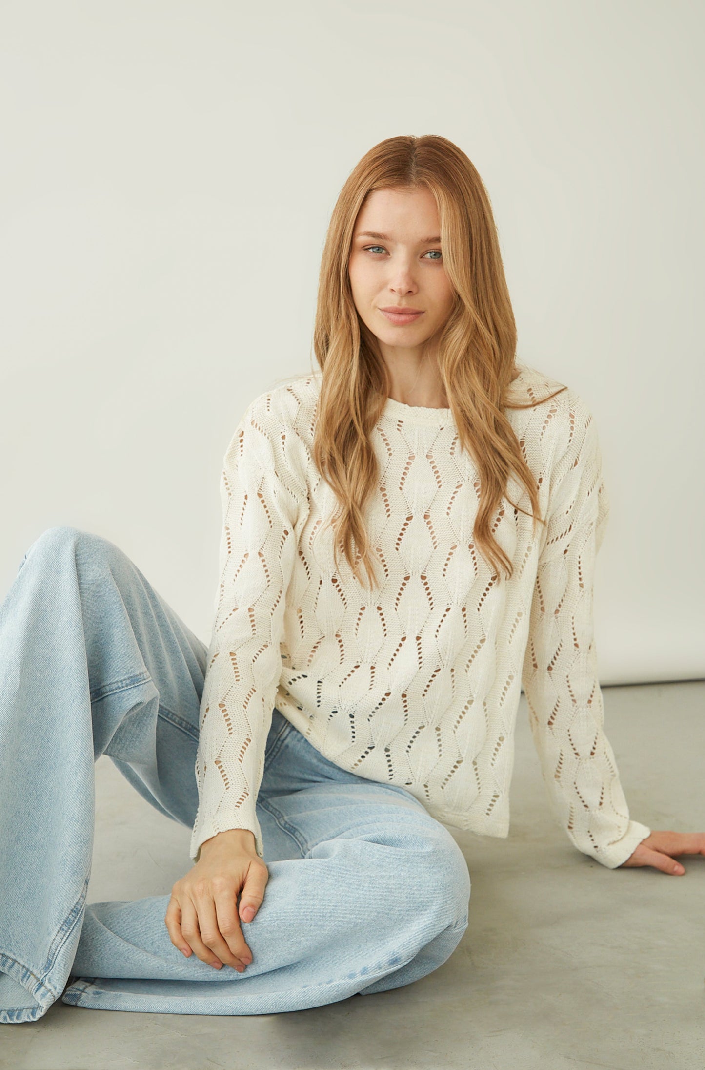 Blusa Waves Beige