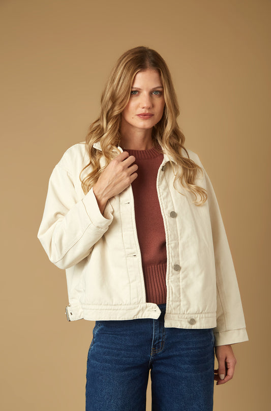 Chaqueta Clover Crema