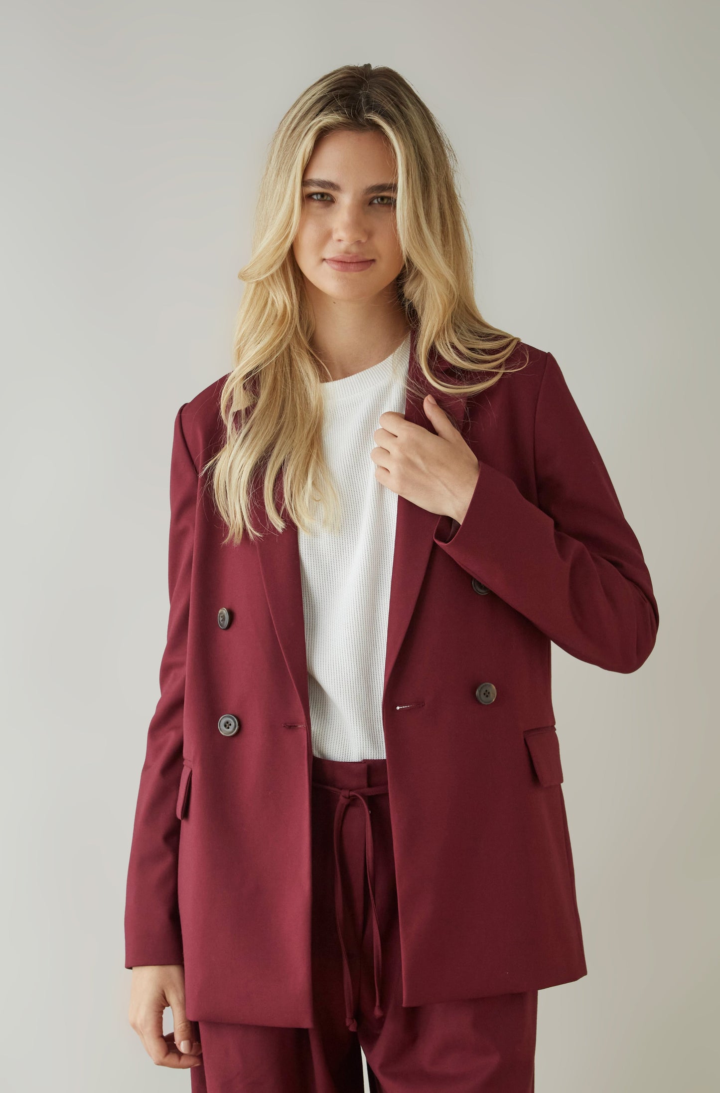 Blazer Bovary Guinda