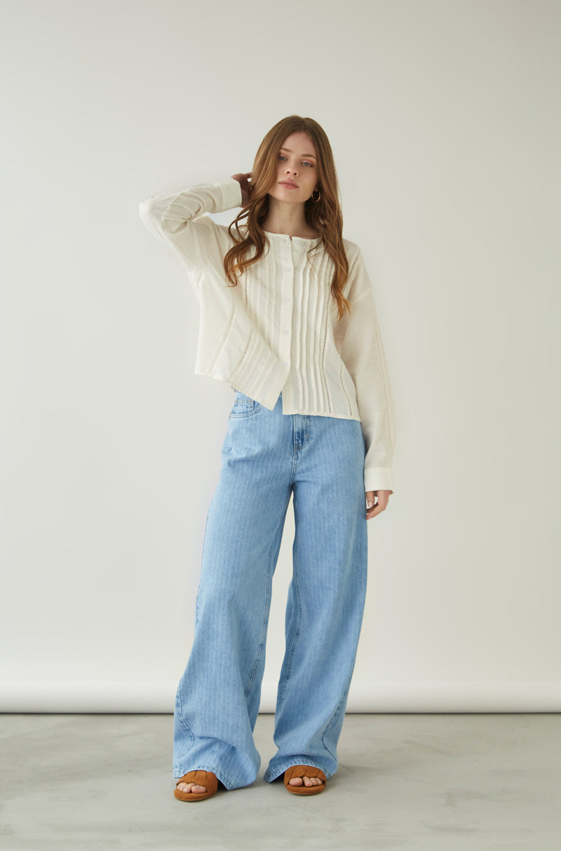 Jeans Martina Rayas Celeste