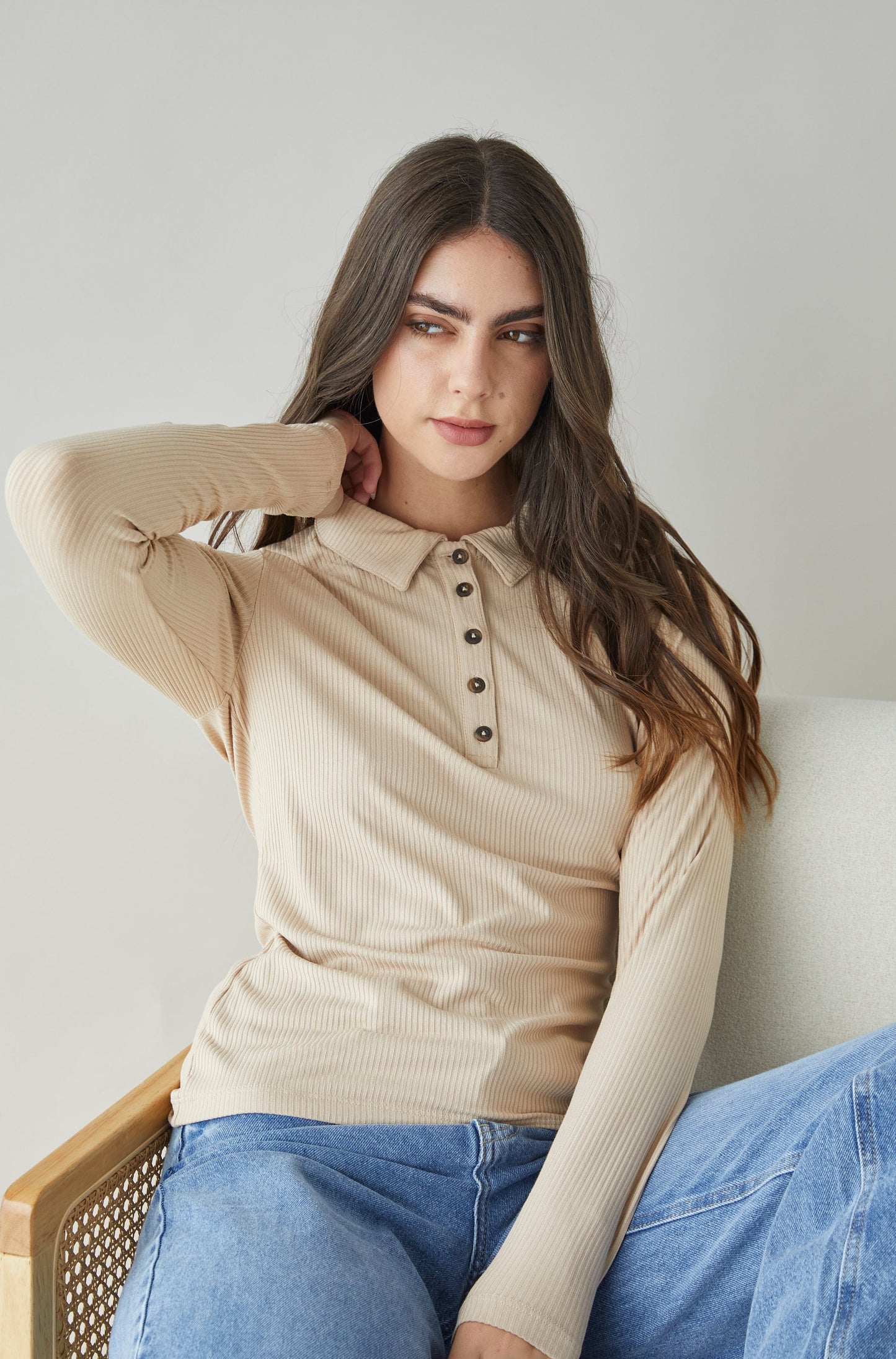 Blusa Whisper Castaño
