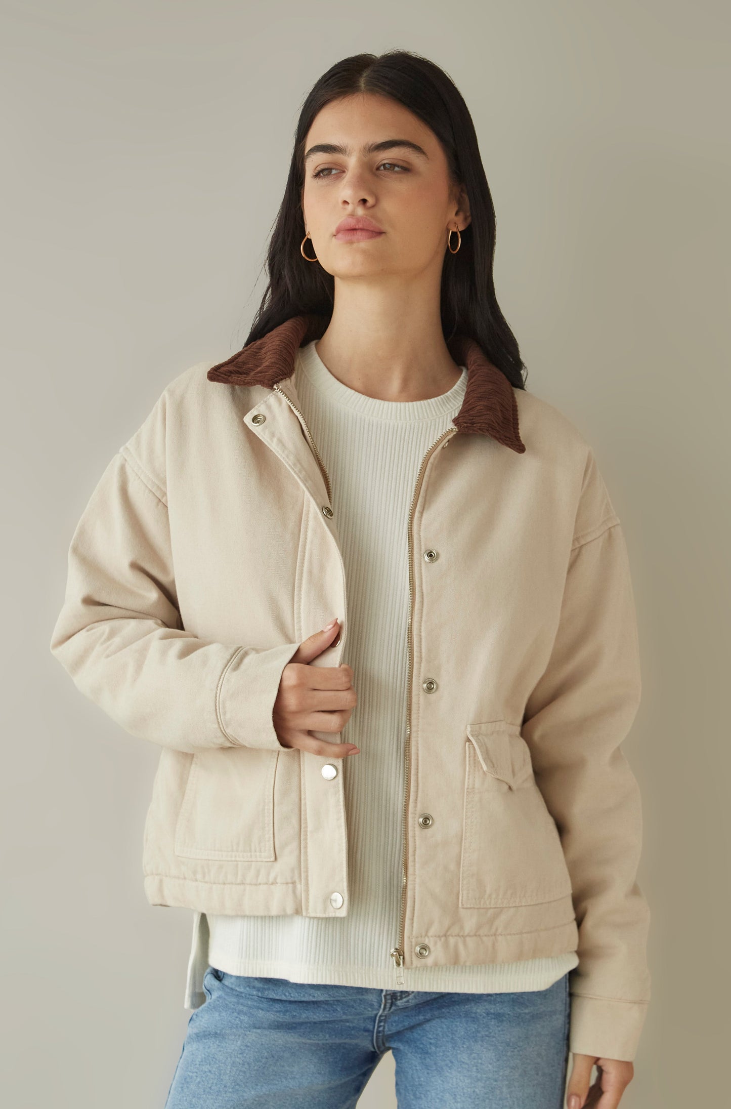Chaqueta Jaden Beige