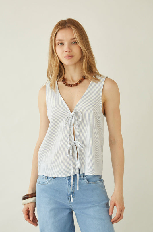 Blusa Young Celeste