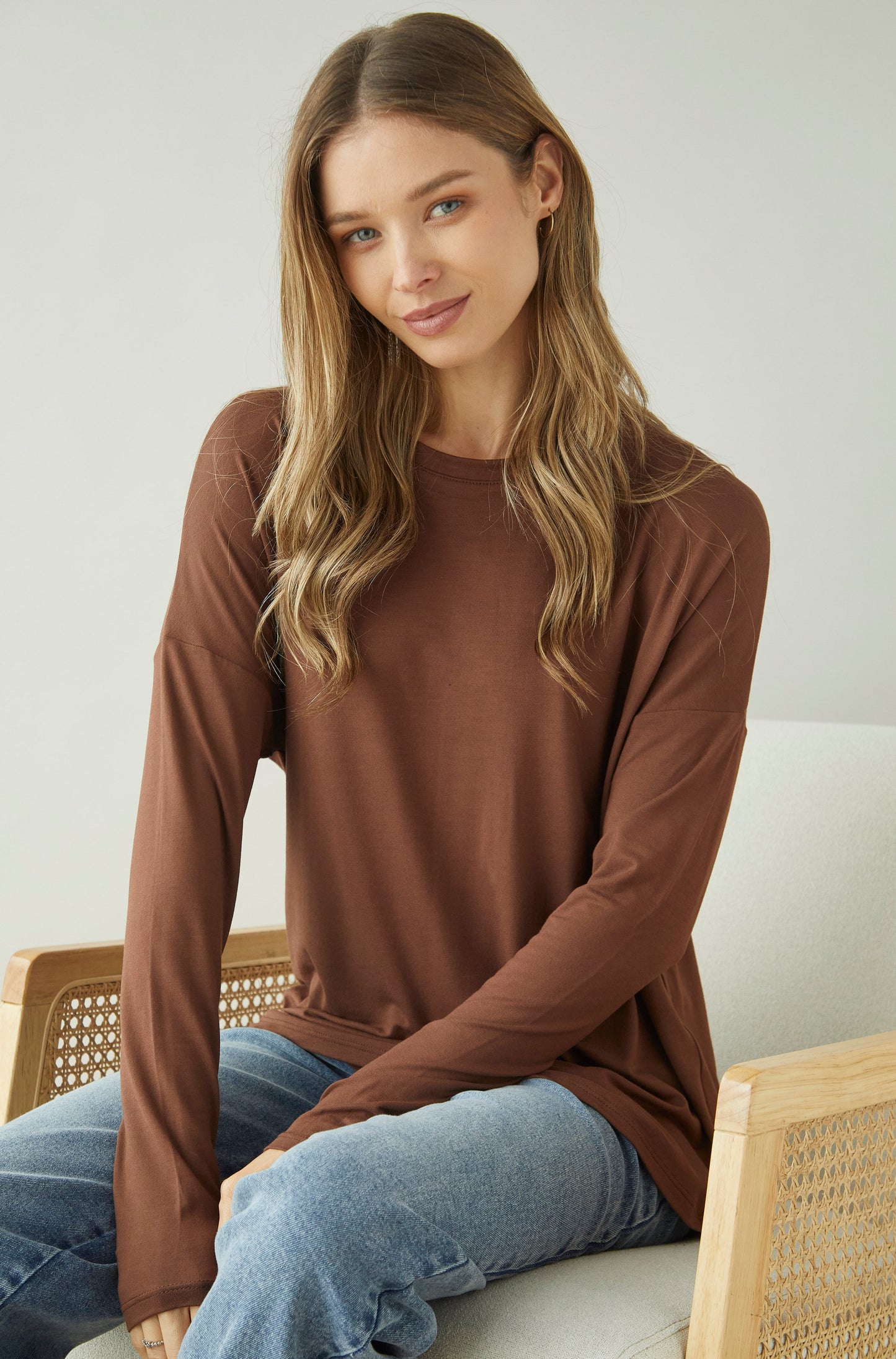 Blusa Eloise Marron