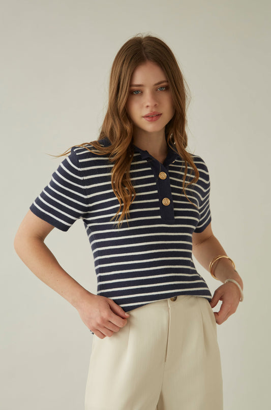 Blusa Naval Azul
