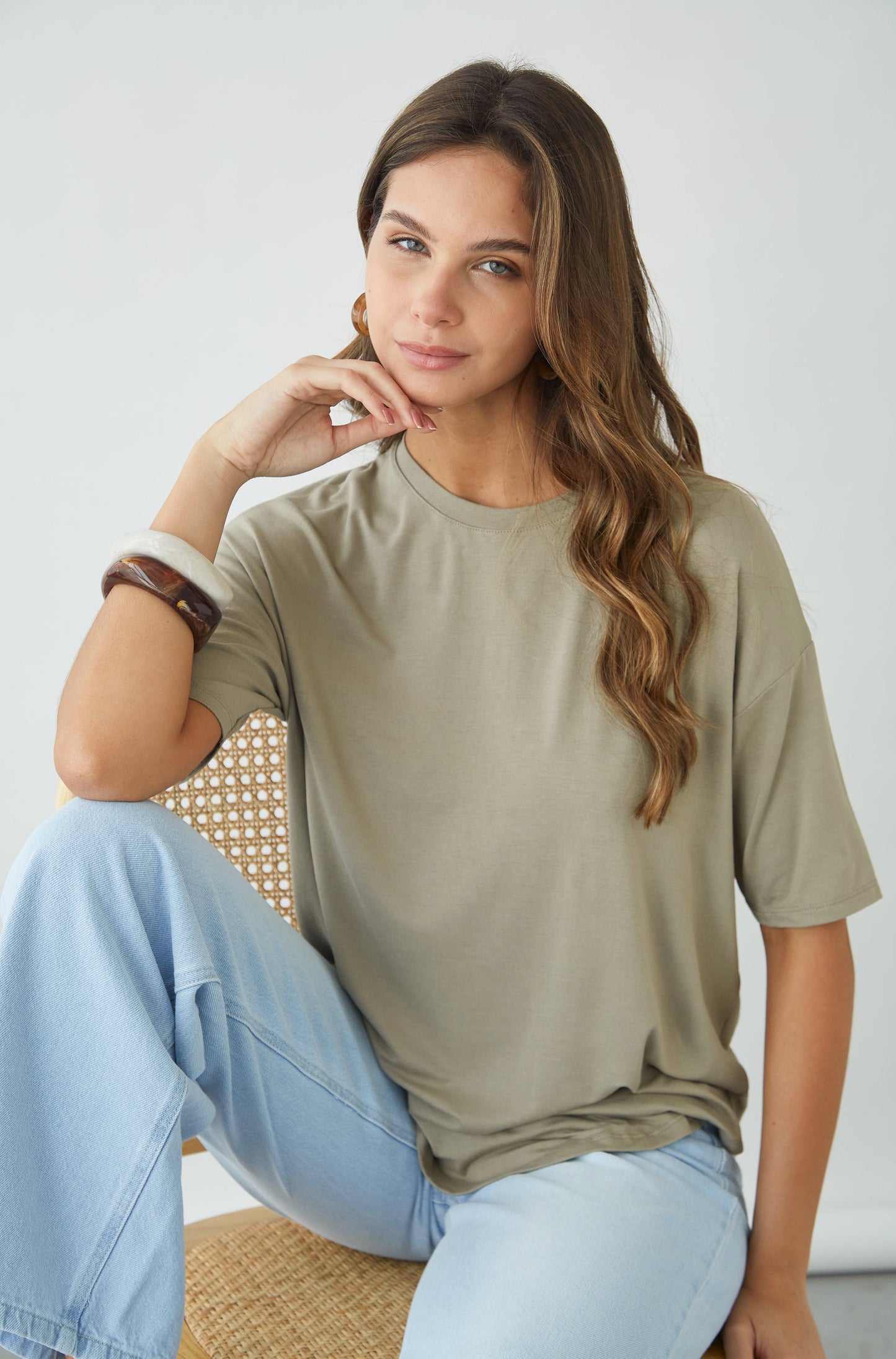 Blusa Split Verde