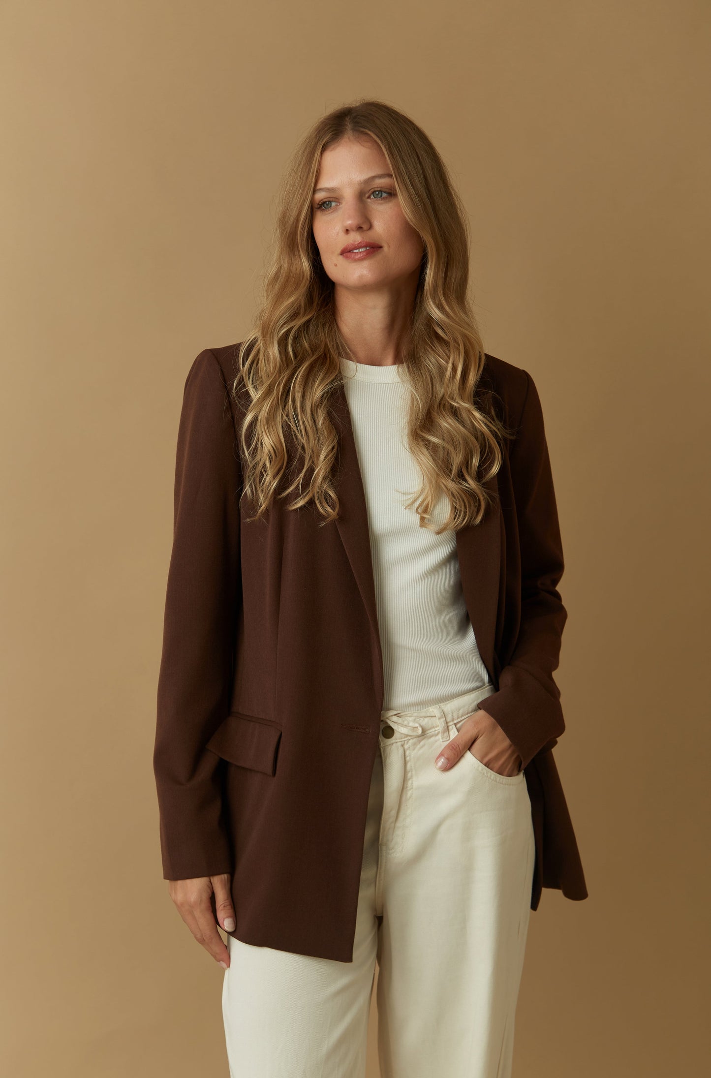 Blazer Flavia Marron