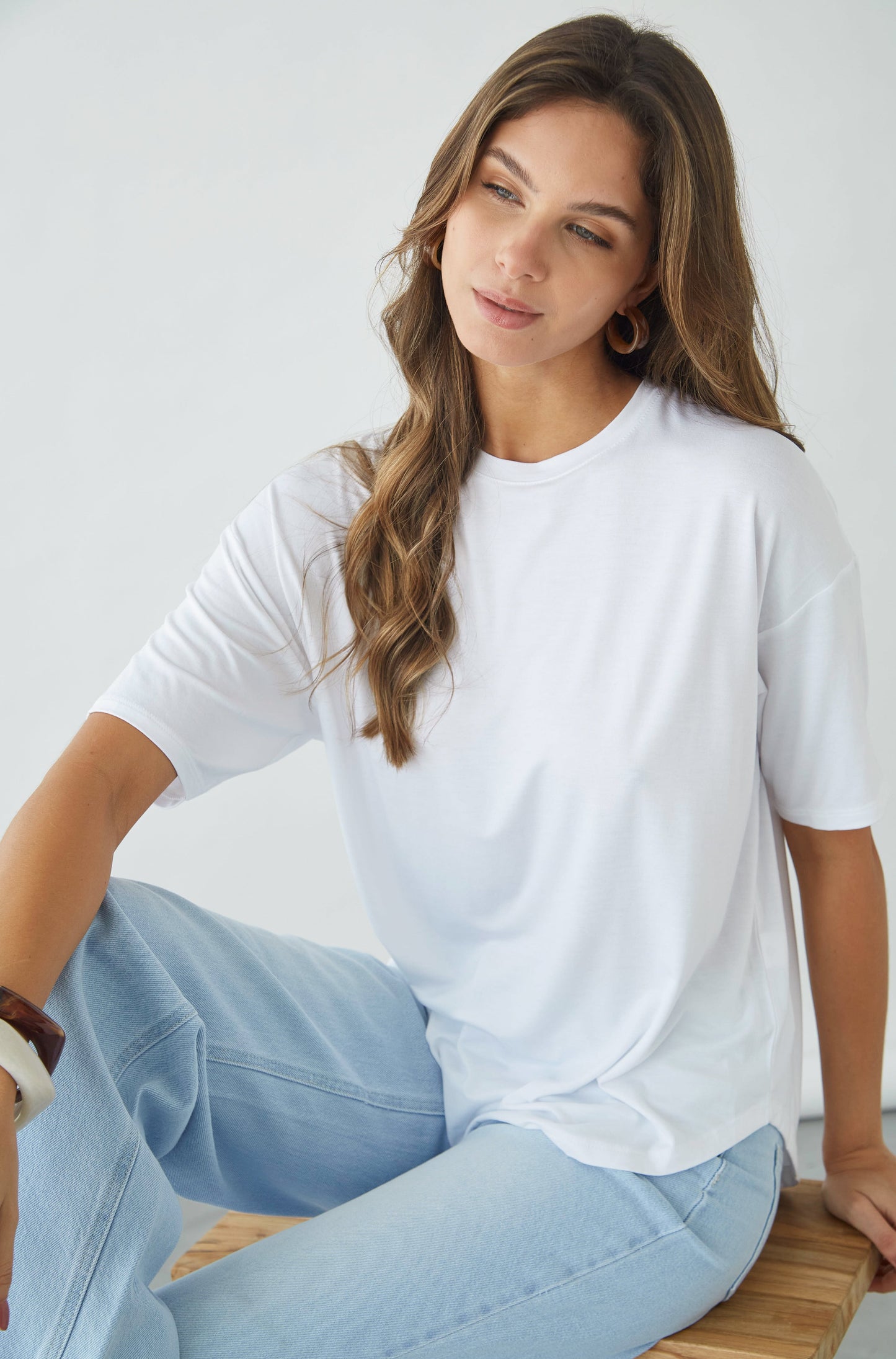 Blusa Split Off White