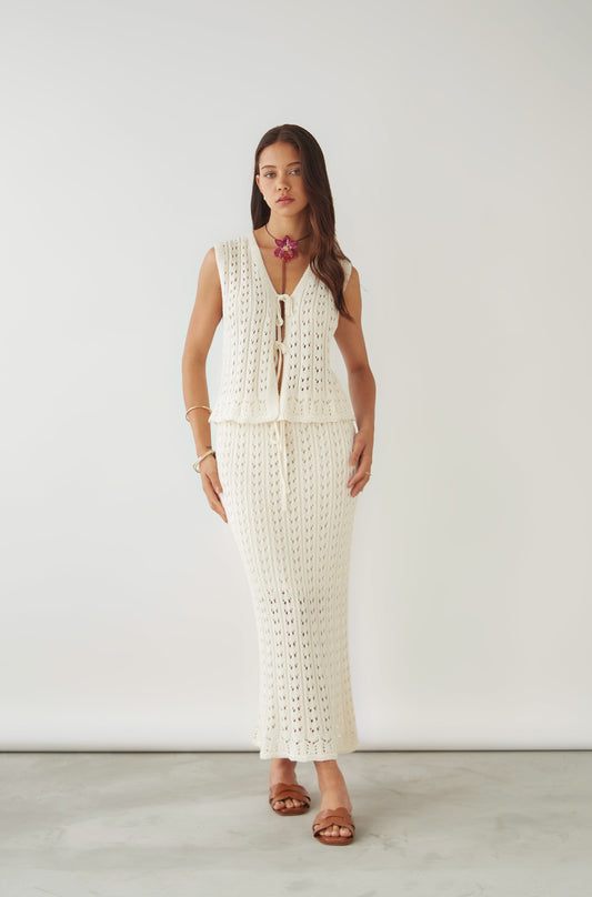 Falda Dust Crema