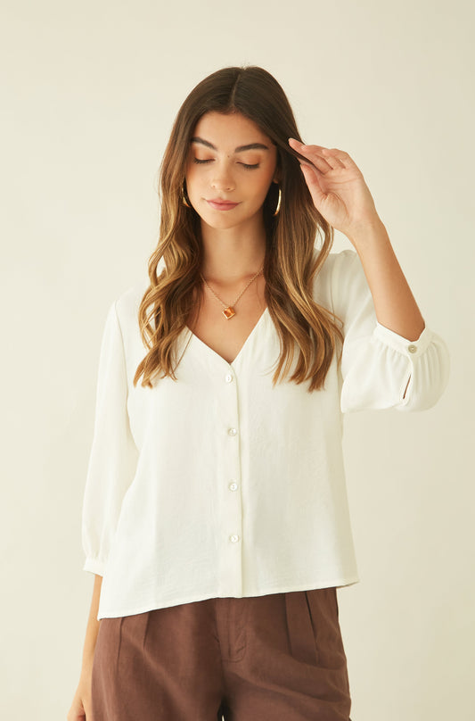 Blusa Close Off White