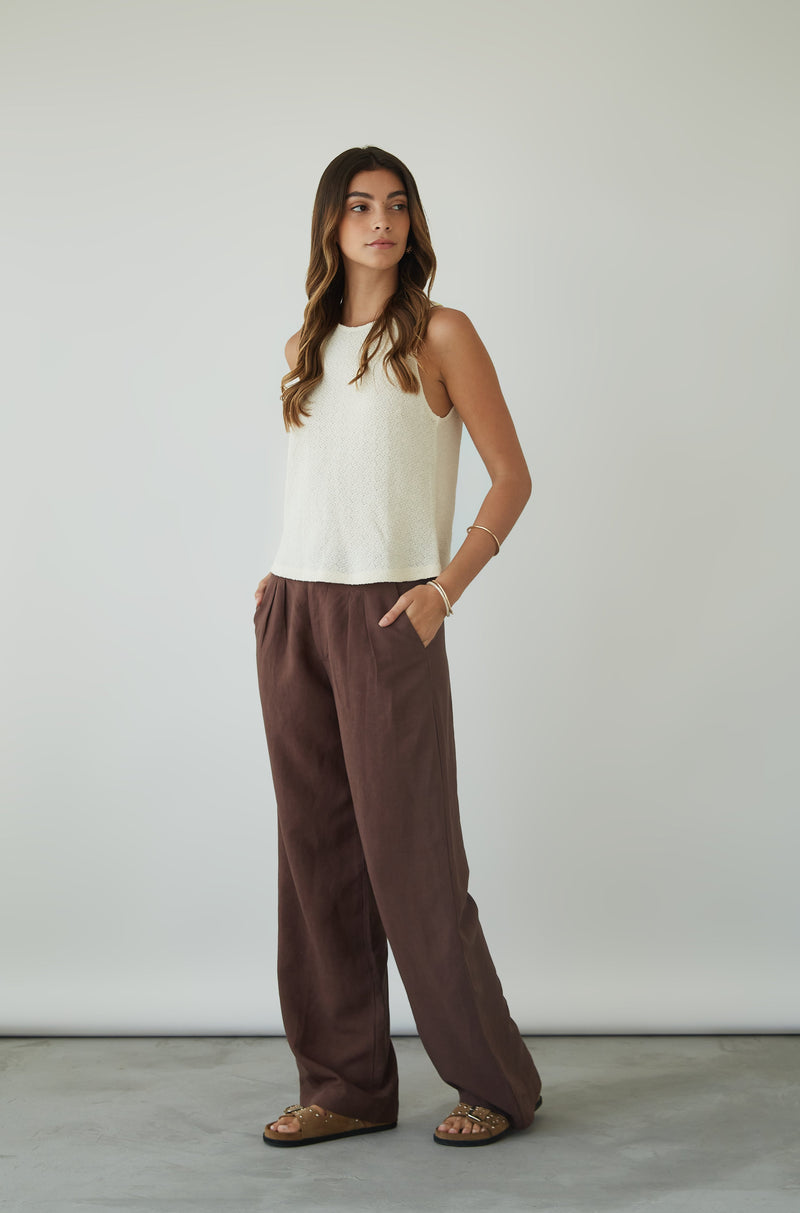 Pantalon Milena Marron