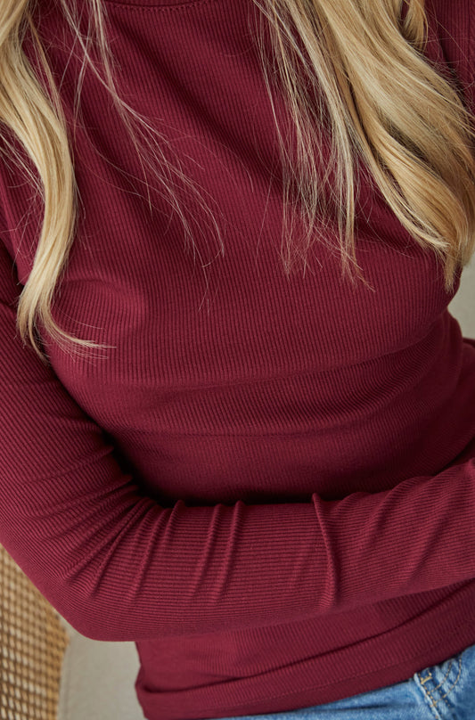 Blusa Treat Guinda