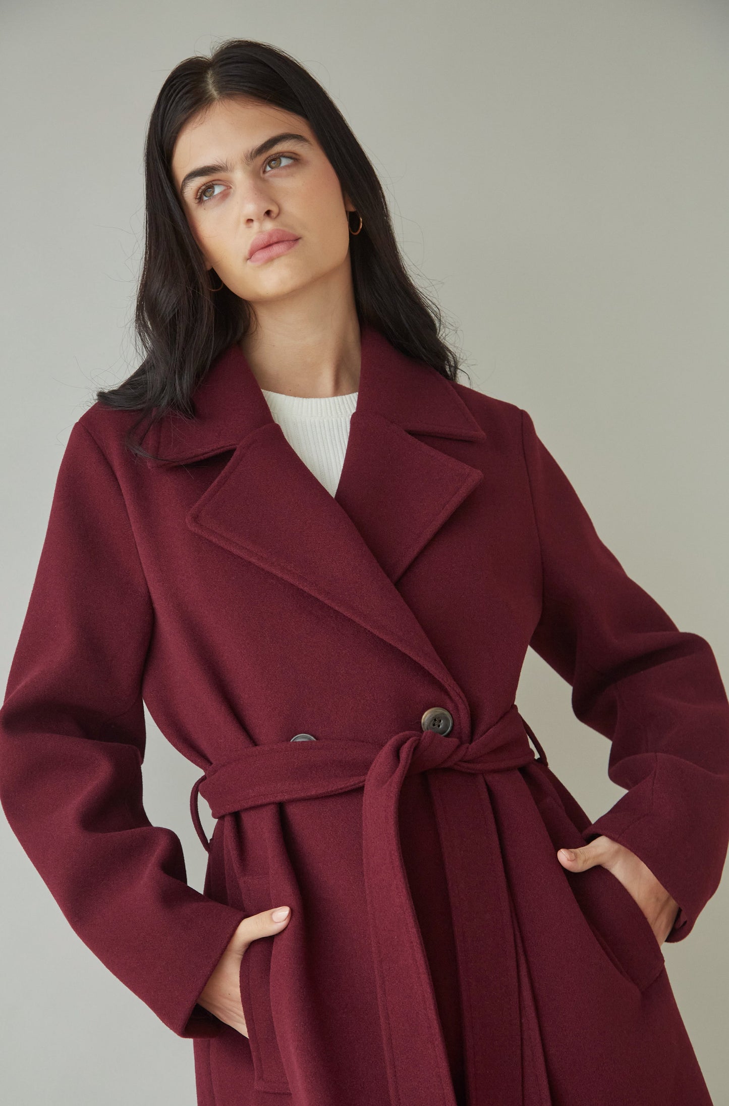 Abrigo Tanner Guinda