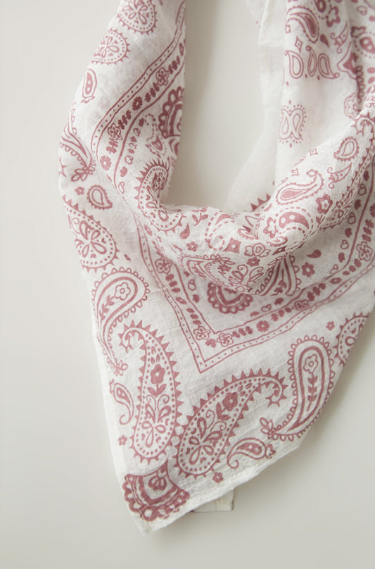 Pañuelo Dalia Guinda