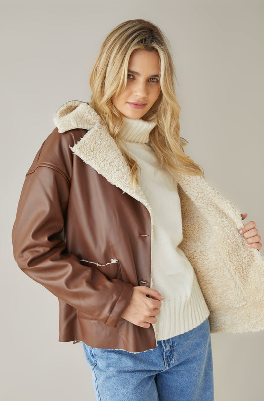 Chaqueta Reece Marron