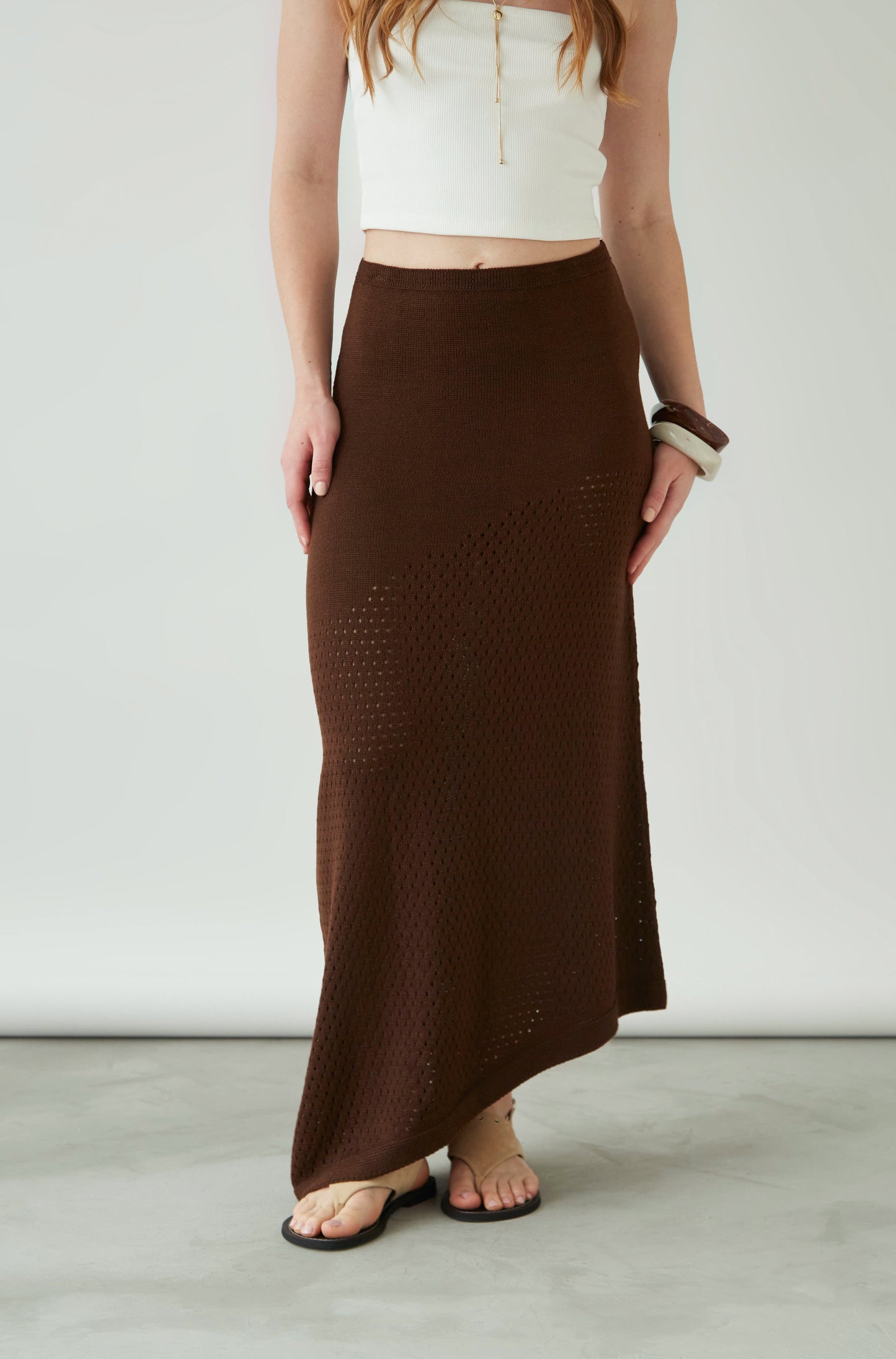 Falda Passion Marron