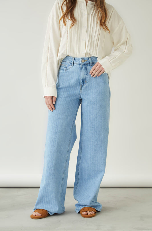 Jeans Martina Rayas Celeste