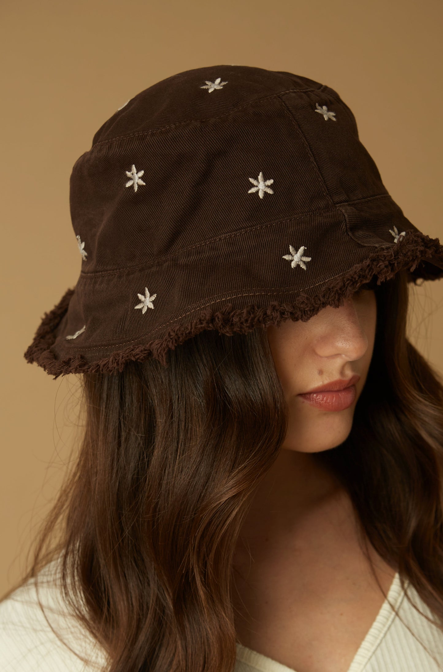 Gorro Margarita Drill Marron