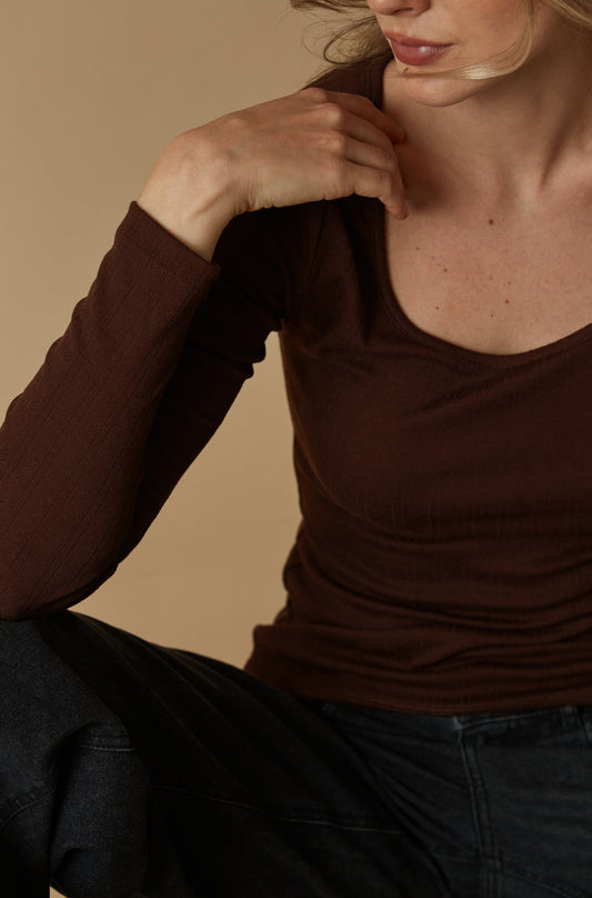 Blusa Jane Marron