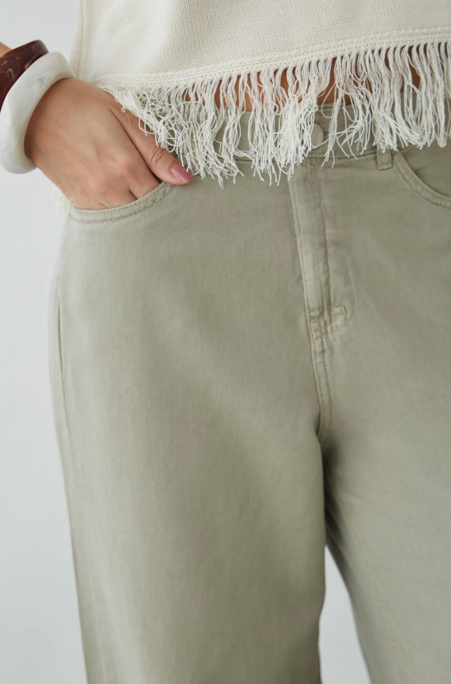 Pantalon Martina Drill Verde