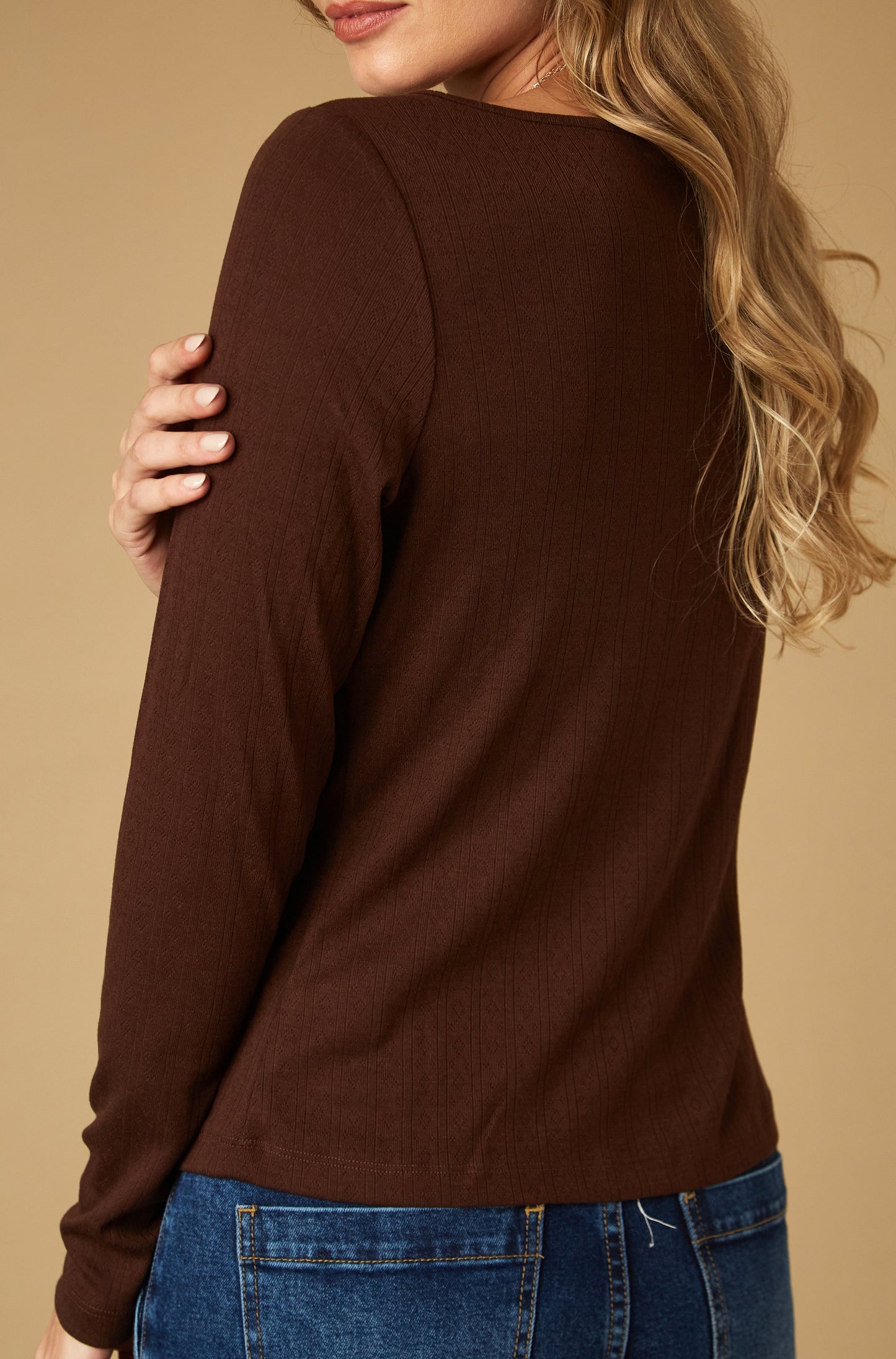 Blusa Main Marron