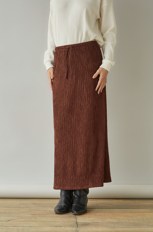 Falda Slip Chocolate