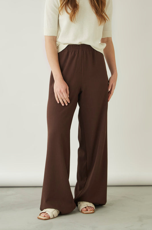 Pantalon Isabella Marron