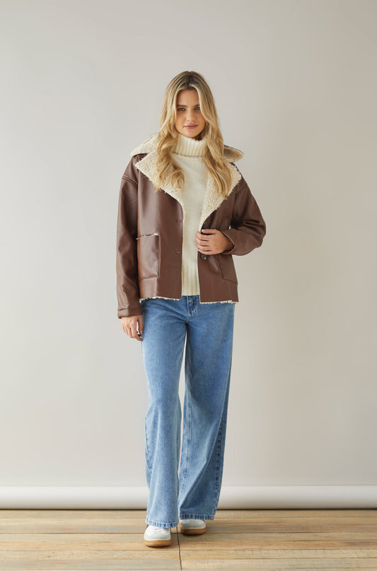 Chaqueta Reece Marron