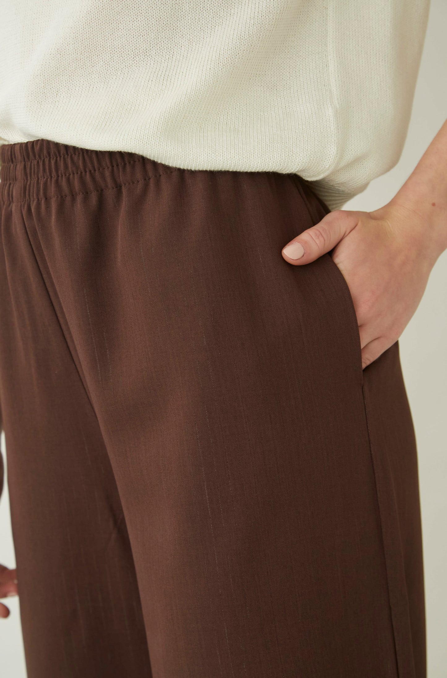 Pantalon Isabella Marron