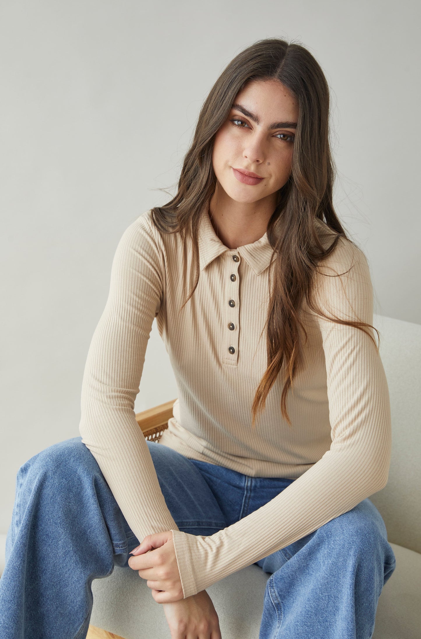 Blusa Whisper Castaño