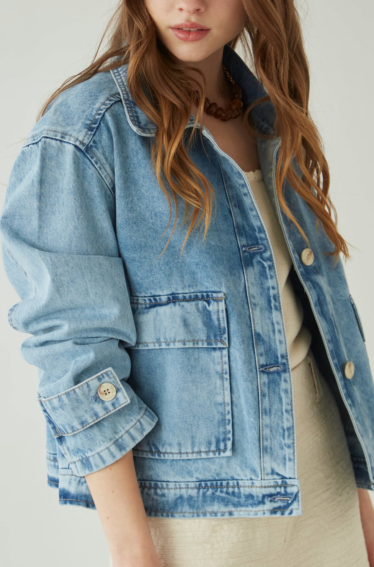 Chaqueta Coastal Celeste