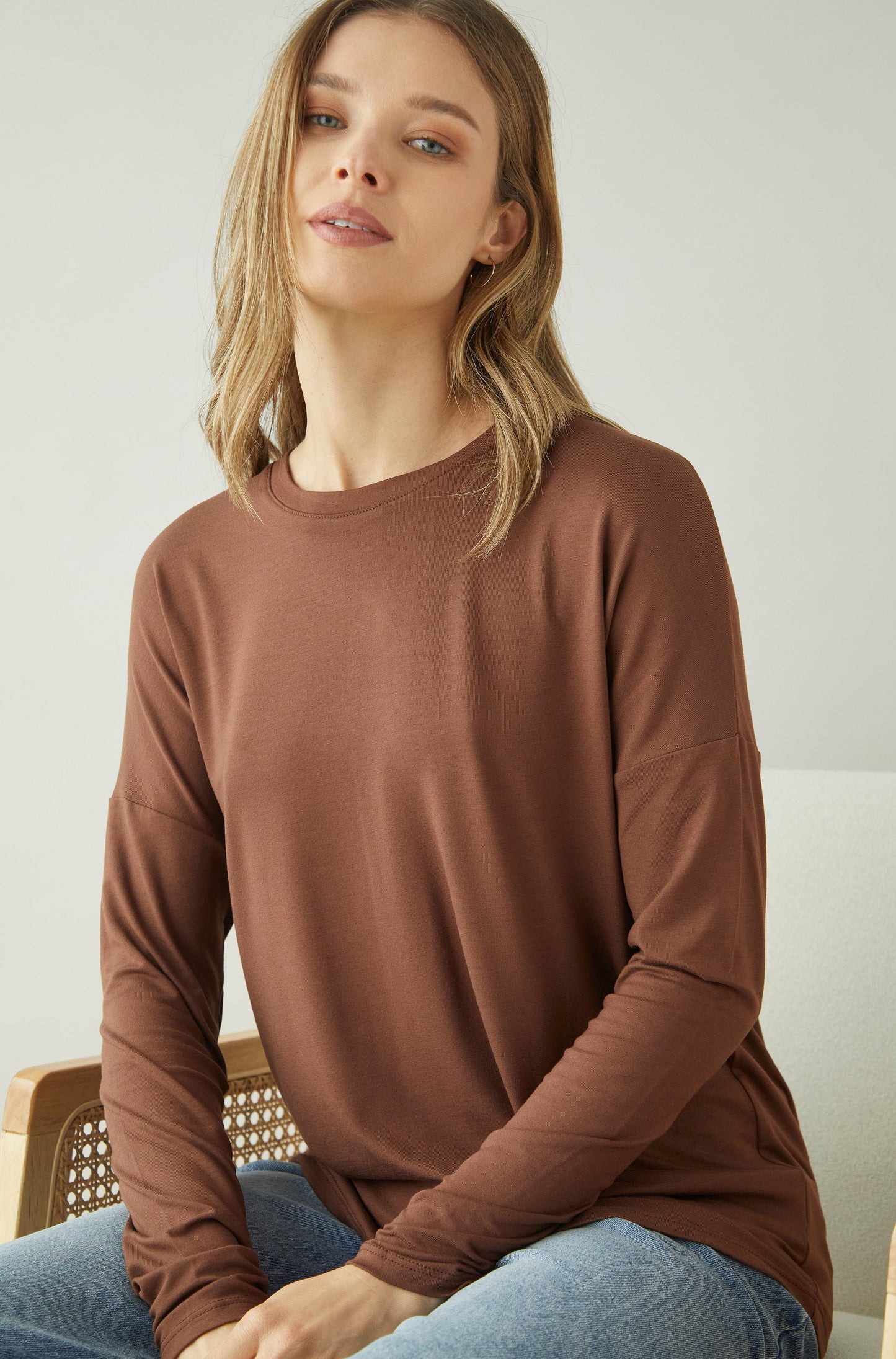 Blusa Eloise Marron