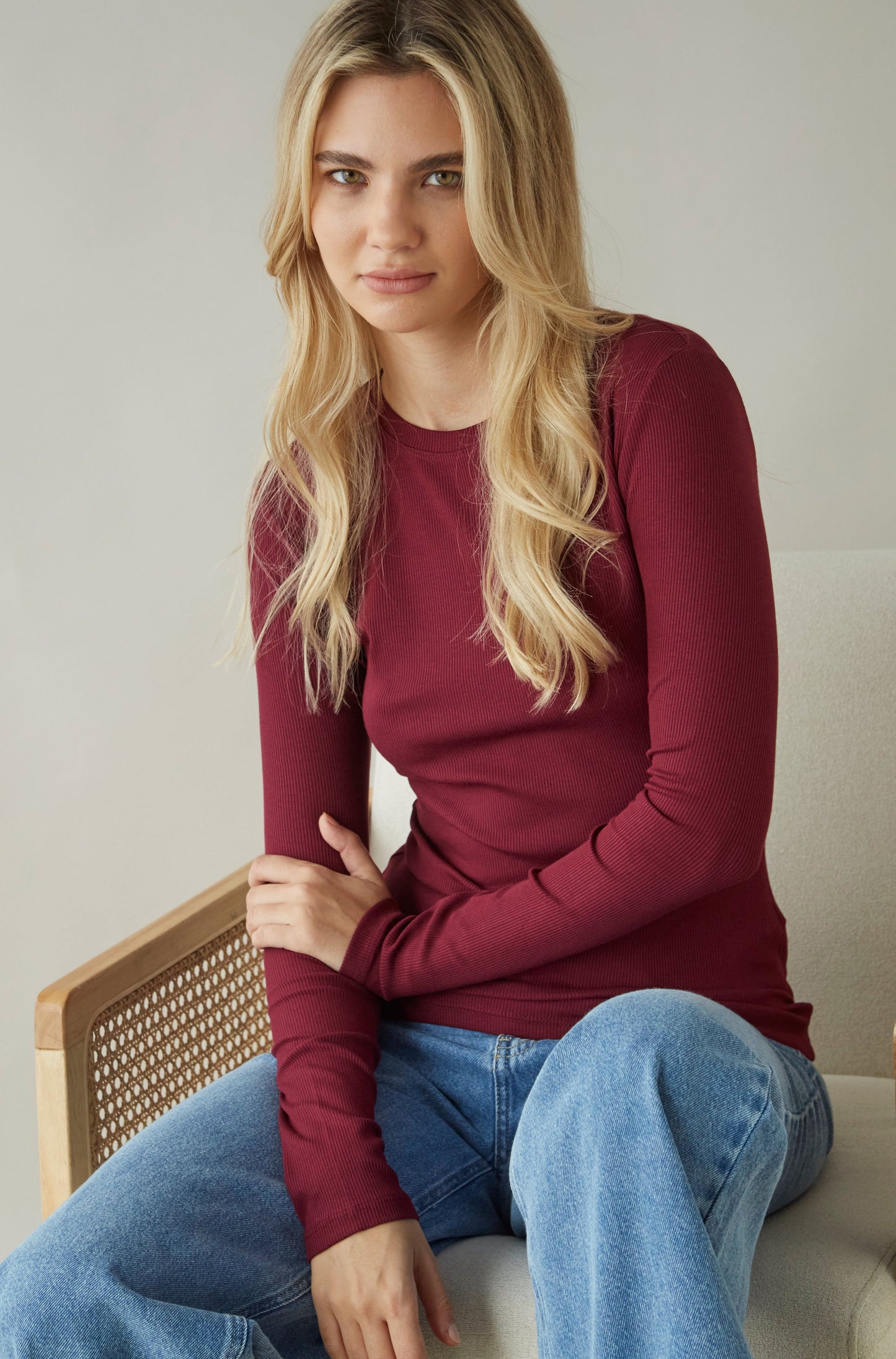 Blusa Treat Guinda