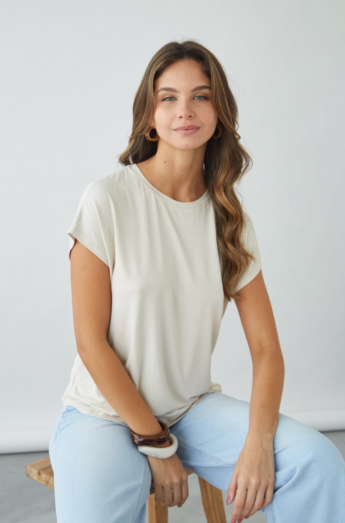 Blusa Almudena Beige